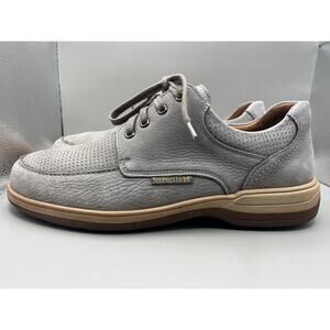 Mephisto Douk Pouf Lace up Leather Shoes Gray Men’s Size 9 USED